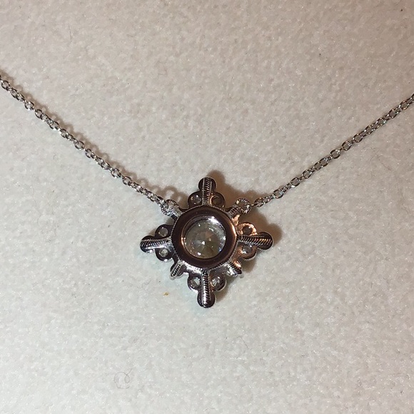 JUDITH RIPKA ROUND BEZEL SET DIAMONIQUE NECKLACE Necklaces